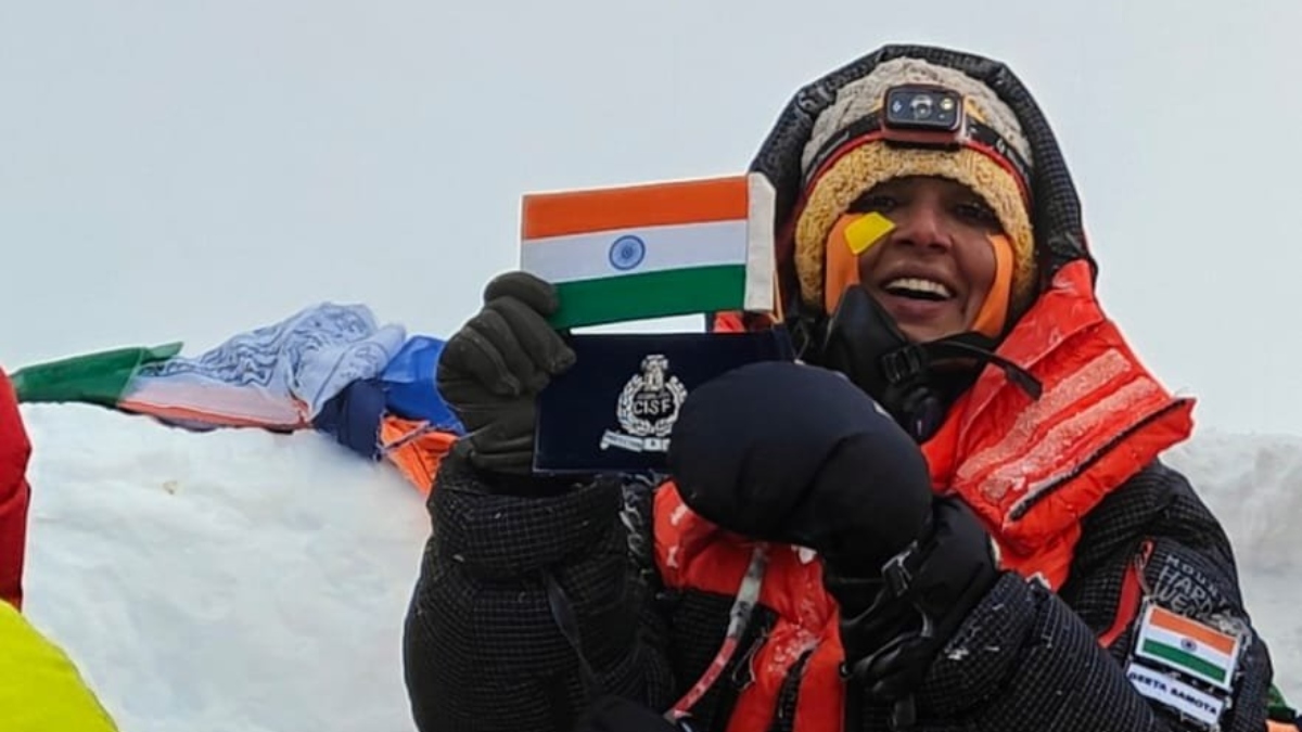 cisf’s-geeta-samota-becomes-first-officer-from-force-to-summit-mount-everest