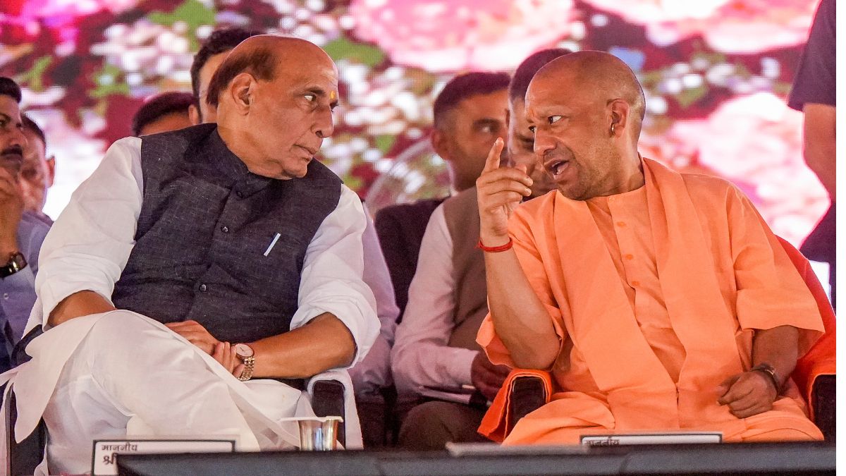 india-brought-pakistan-to-its-knees,-it-will-perish-under-its-own-terror:-rajnath-singh,-cm-yogi