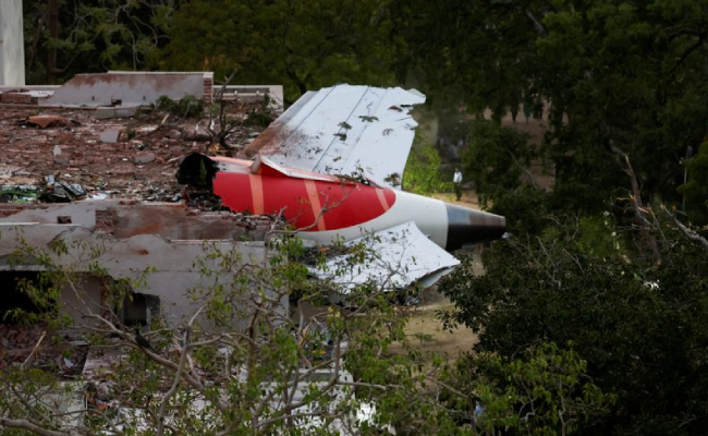 Black containers from crashed jet below examination, says govt