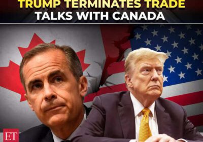 ‘Direct attack on US’: Trump terminates trade talks with Canada over  ‘egregious taxes’ on tech firms