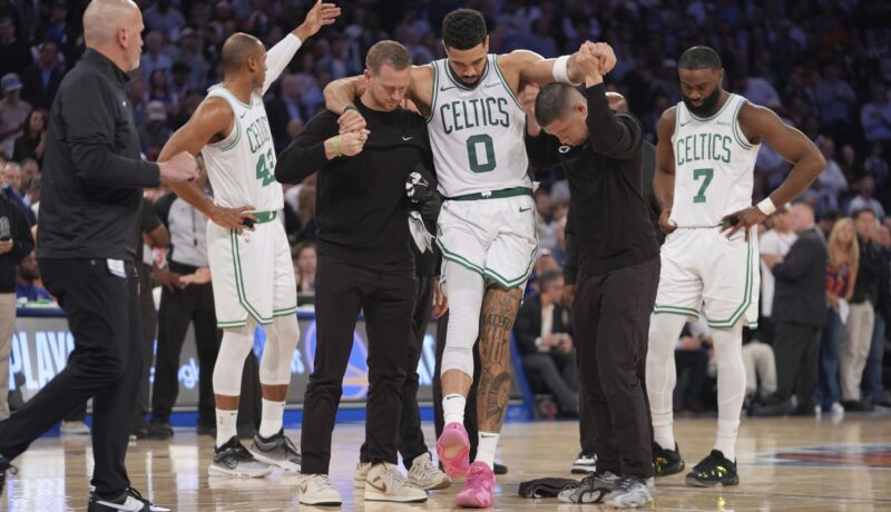 Celtics’ Brad Stevens says Jayson Tatum progressing nicely, however will not return till ‘absolutely prepared’