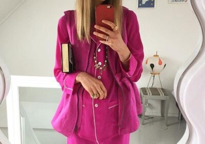 Caroline Brasch Nielsen Wears Chic Pajamas All Day | Vogue