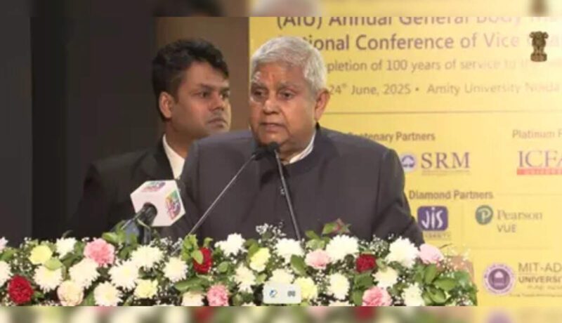 Preamble not changeable but modified throughout Emergency: V-P Jagdeep Dhankhar amid RSS name row