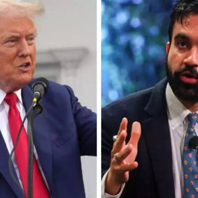 If he does get in..': Donald Trump warns Zohran Mamdani, says New ...