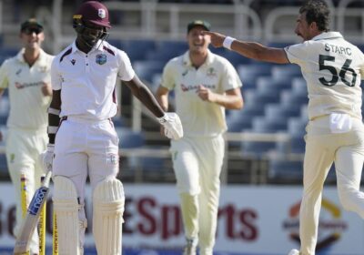 wi-vs-aus:-starc-takes-6-wickets-for-9-runs-as-west-indies-routed-for-27-in-kingston