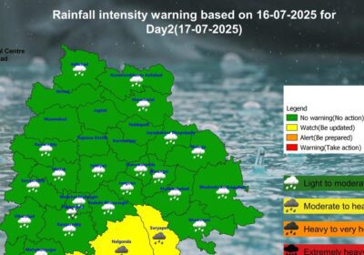 telangana-climate-|-heavy-rainfall-alert-in-4-districts,-thunderstorms-probably-in-22-on-july-17