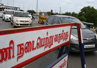 traffic-chaos-on-junction-overbridge-worsens-after-opening-of-panjapur-bus-terminus