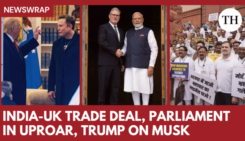 watch:-india-uk-commerce-settlement,-parliament-chaos-over-bihar-sir,-trump-on-musk-|-news-wrap