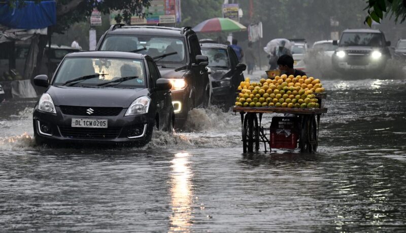 AAP chief takes boat experience on flooded highway; CM hits again aap-chief-takes-boat-experience-on-flooded-highway;-cm-hits-again