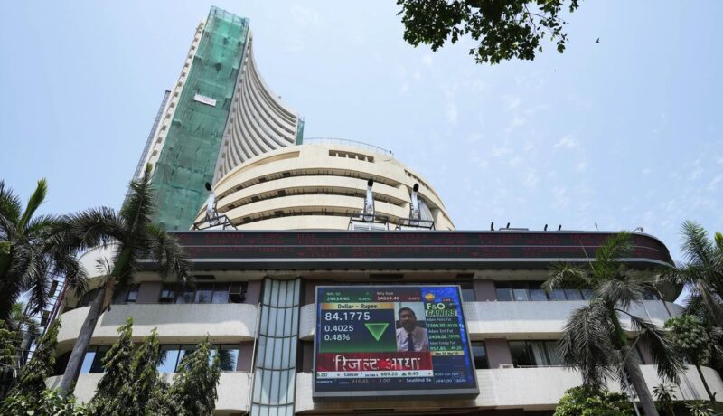 Stock markets tumble in early commerce dragged down by Bajaj Finance, international fund outflows stock-markets-tumble-in-early-commerce-dragged-down-by-bajaj-finance,-international-fund-outflows
