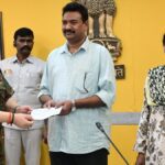 maoist-szcm,-east-bastar-division-in-charge-nagaraju,-his-spouse-aruna-surrendered-earlier-than-dgp-harish-kumar-gupta