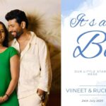 viineet-kumar-siingh,-spouse-ruchira-welcome-their-first-youngster