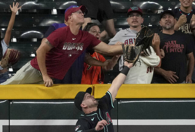 Diamondbacks ban season ticket holder for remainder of season after interference throughout recreation vs. Giants Diamondbacks ban season ticket holder for rest of season after ...