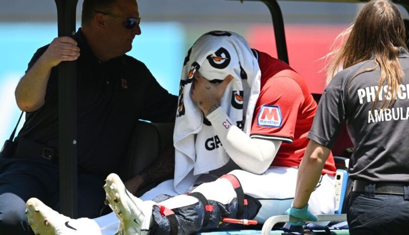 Guardians Arias, ankle, put on IL, but avoids 'major injury' - ESPN