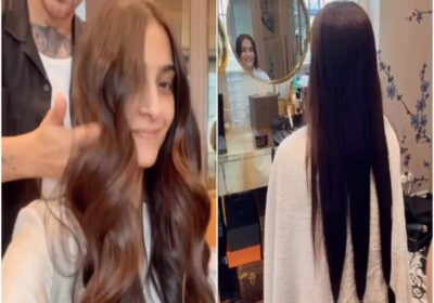 Sonam Kapoor chops 12 inches of her long hair - watch video ...
