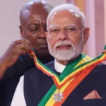 PM Modi receives Ghana's highest state honour 'Officer of the ...