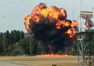 Small Plane Crashes at London Southend Airport