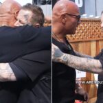 Rock Shares Emotional First In-Person Meeting with Jelly Roll ...